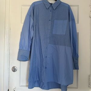 ASOS // oversized blouse dress